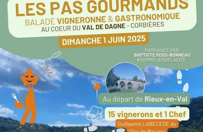 Balade vigneronne et gastronomique - Les pas gourmands