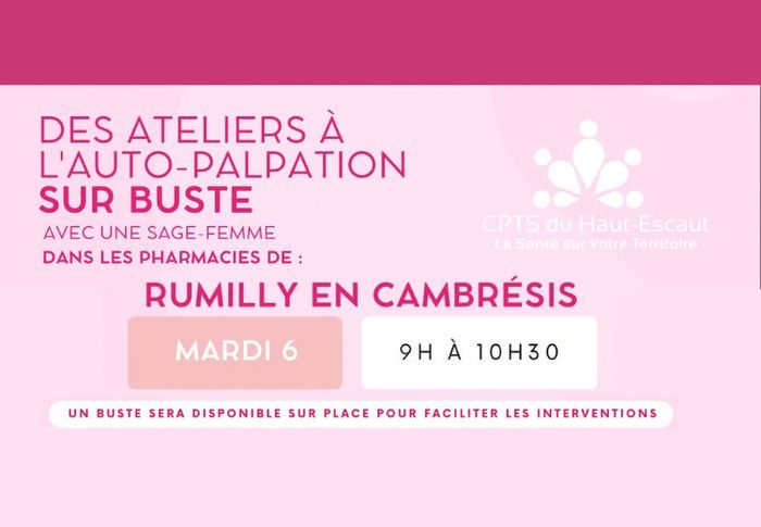Ateliers à l'auto palpation - Rumilly-en-Cambrésis 🎀🎗️