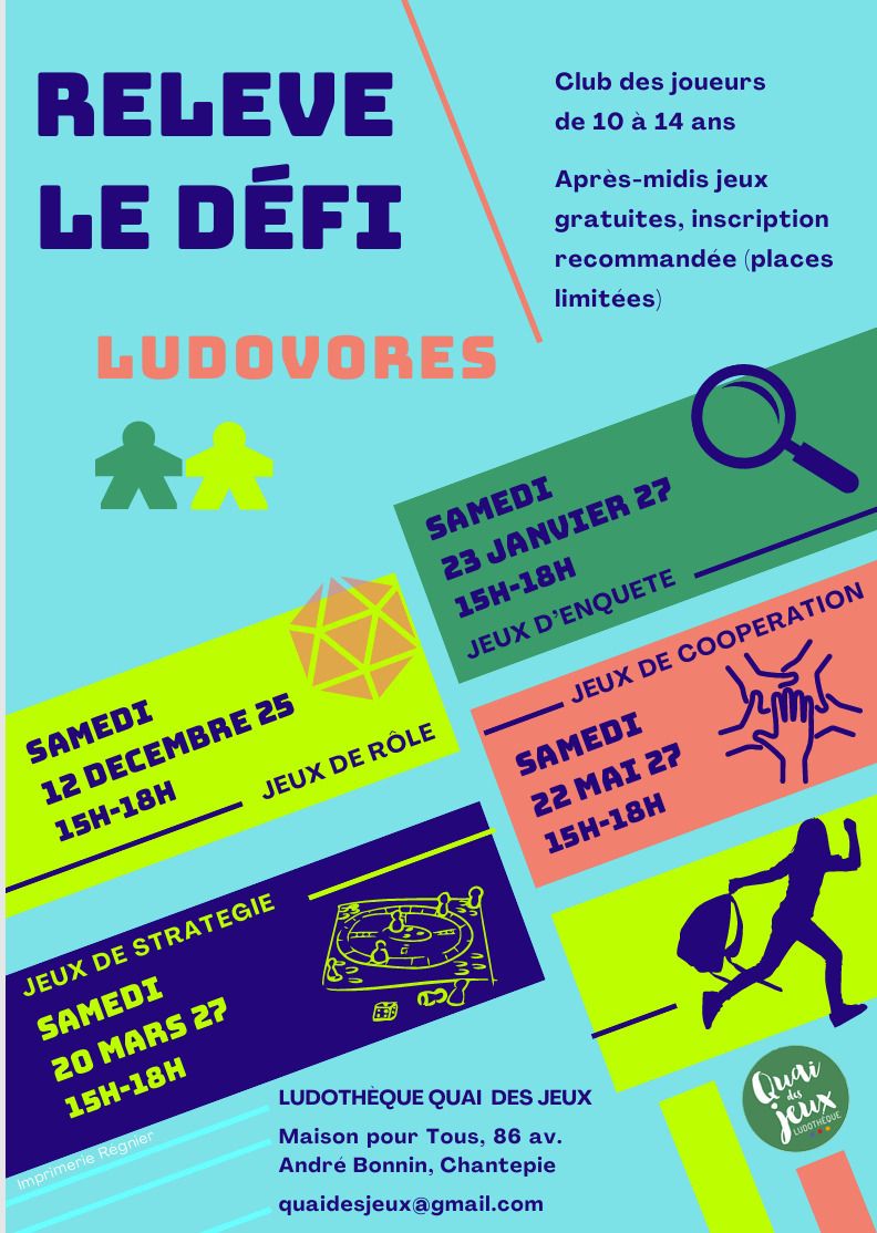 Club des Ludovores - séance jeux de rôle