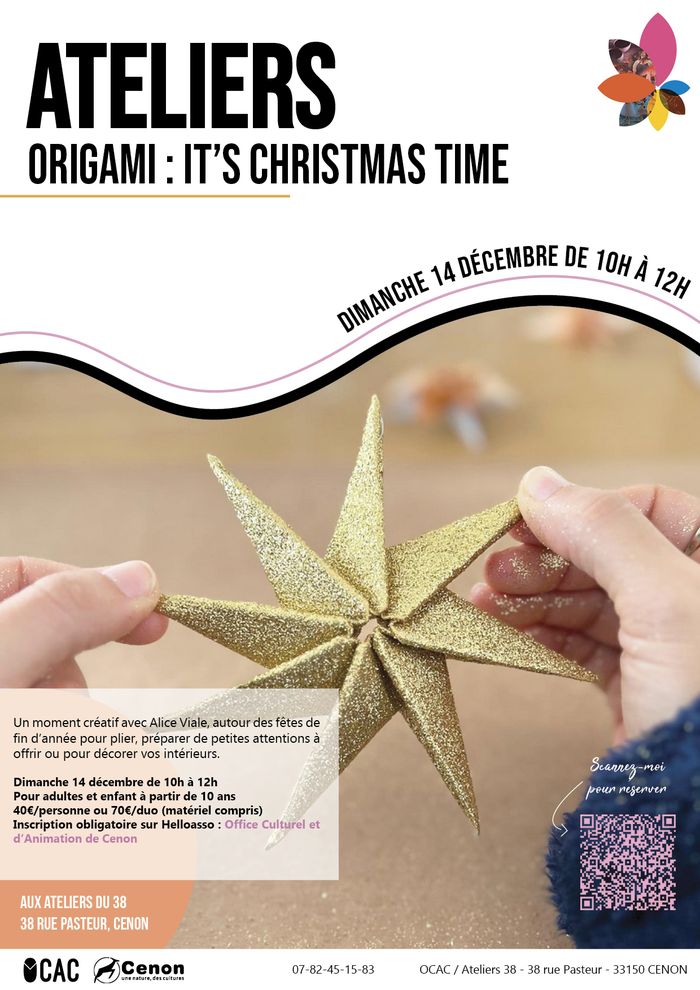 Atelier d'origami : It's Christmas time !