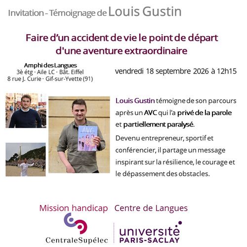 Faire d'un accident de vie le point de départ d'une aventure extraordinaire