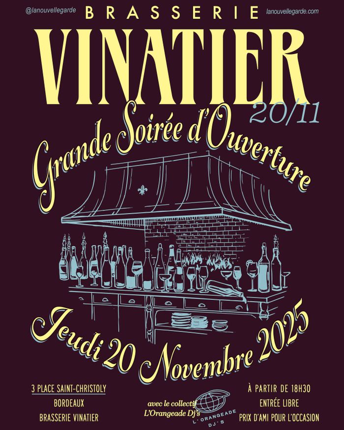 Soirée d'ouverture de la Brasserie Vinatier