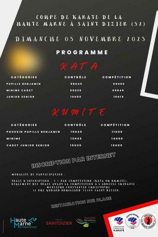Coupe de haute-marne de karate