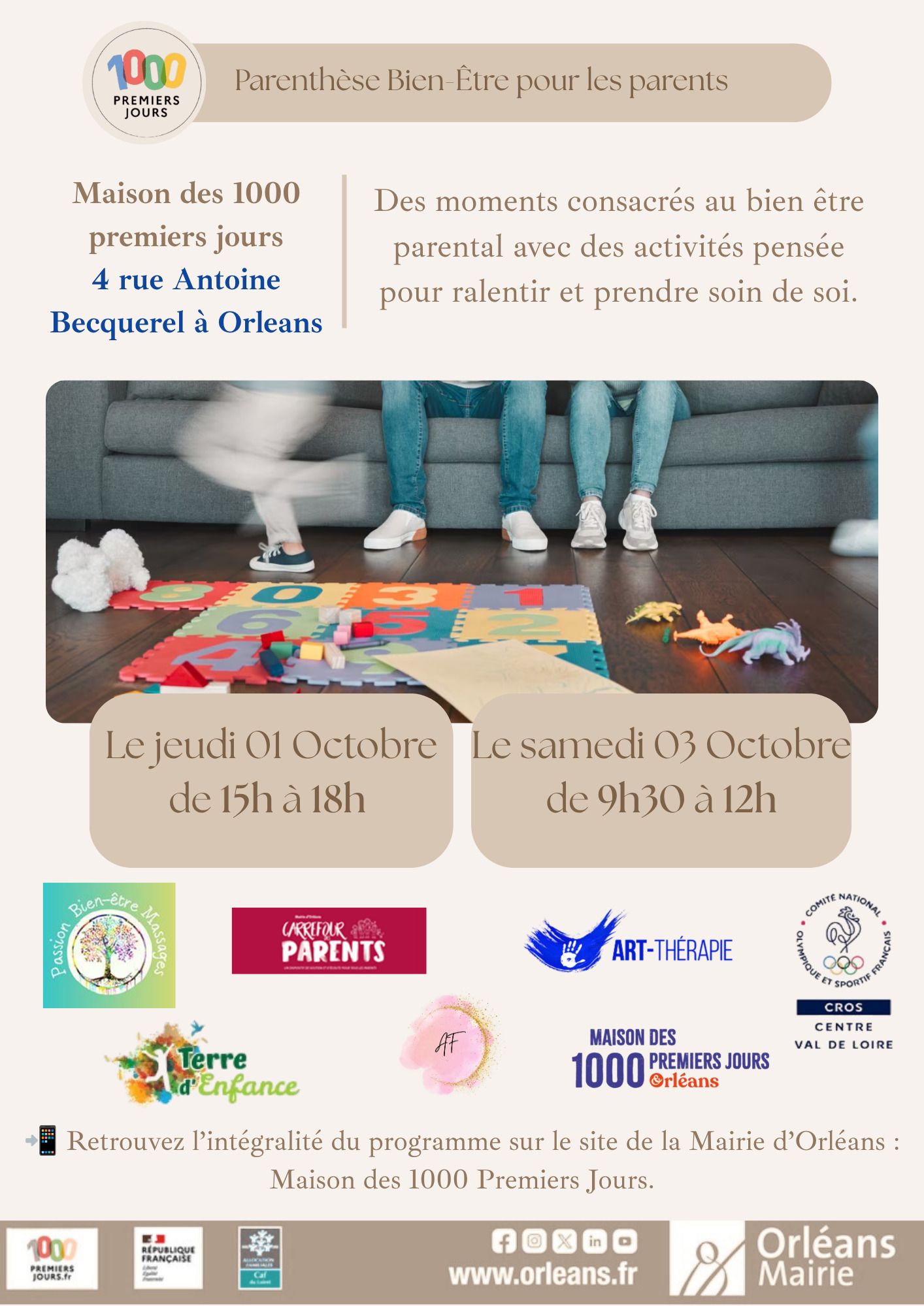 Parenthèse bien être pour les parents