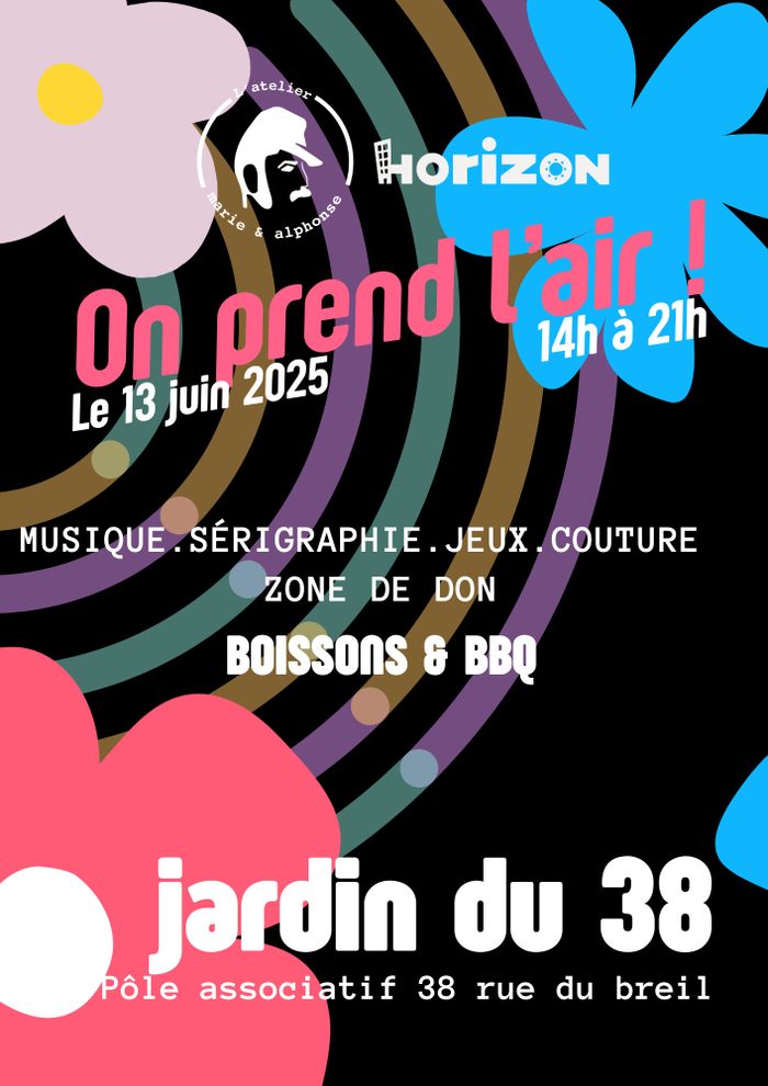 On prend l’air au jardin du 38 !