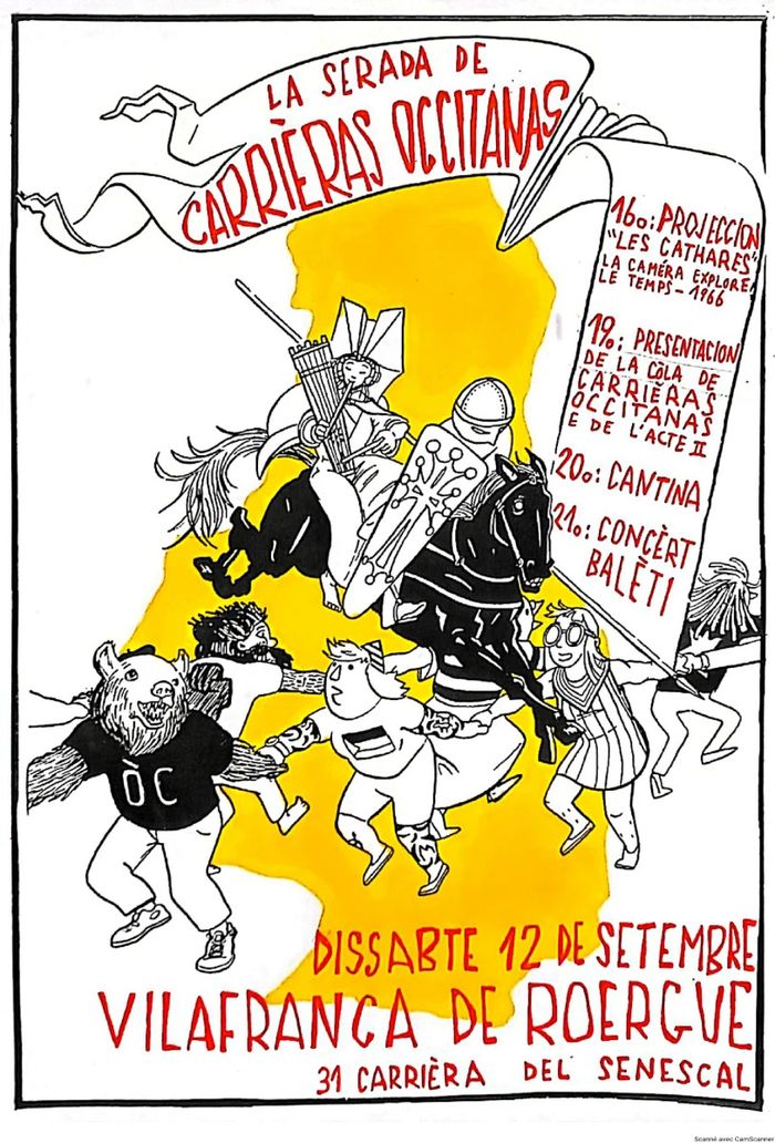 Affiche — Soirée de soutien à Carrièras Occitanas