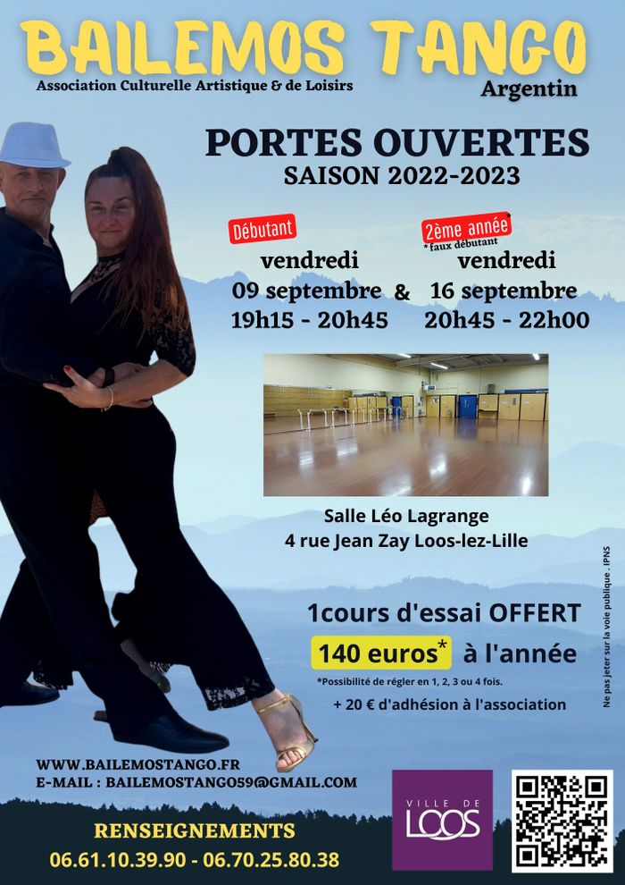 Portes Ouvertes chez Bailemos Tango Loos