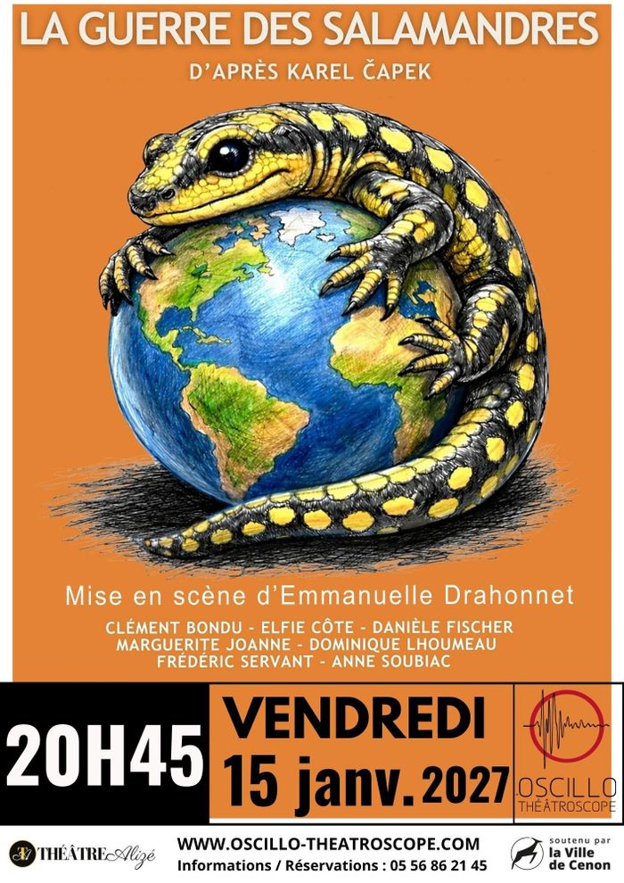 "La guerre des salamandres" de Karel ČAPEK
