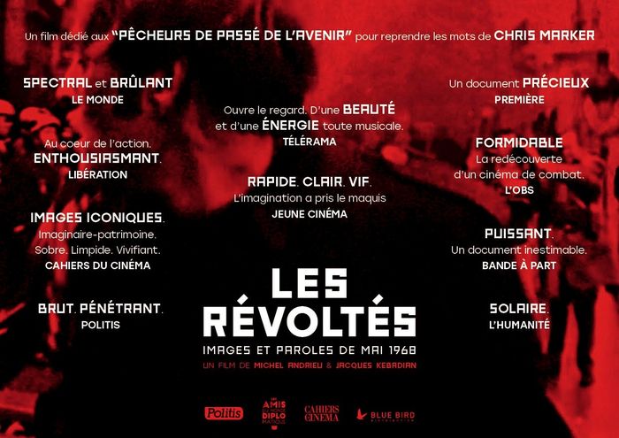 (projection) LES RÉVOLTÉS - 1968 de Michel Andrieu & Jacques Kebadian