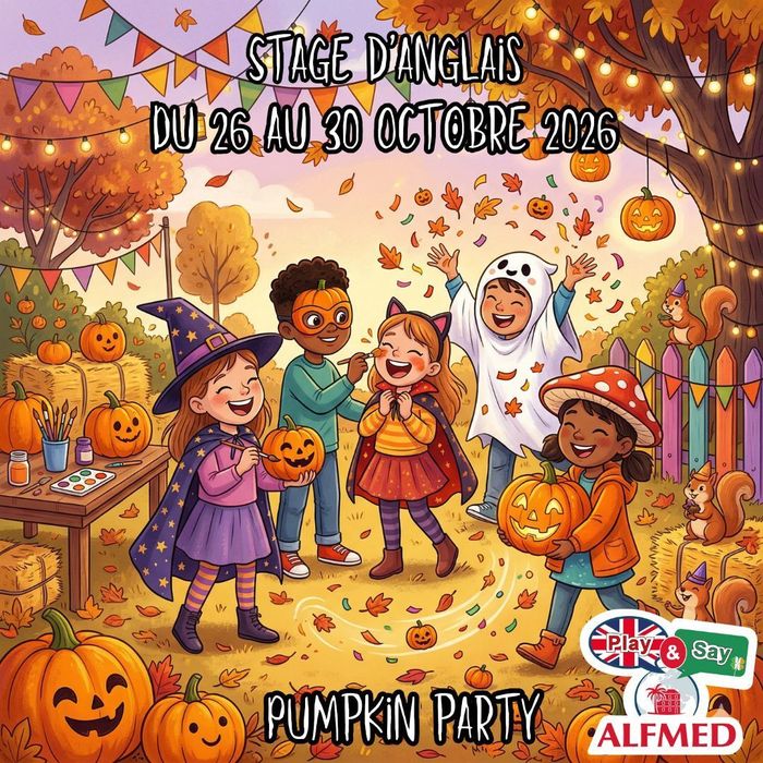Stage d'anglais PLAY & SAY (6-11 ans) - Pumpkin Party