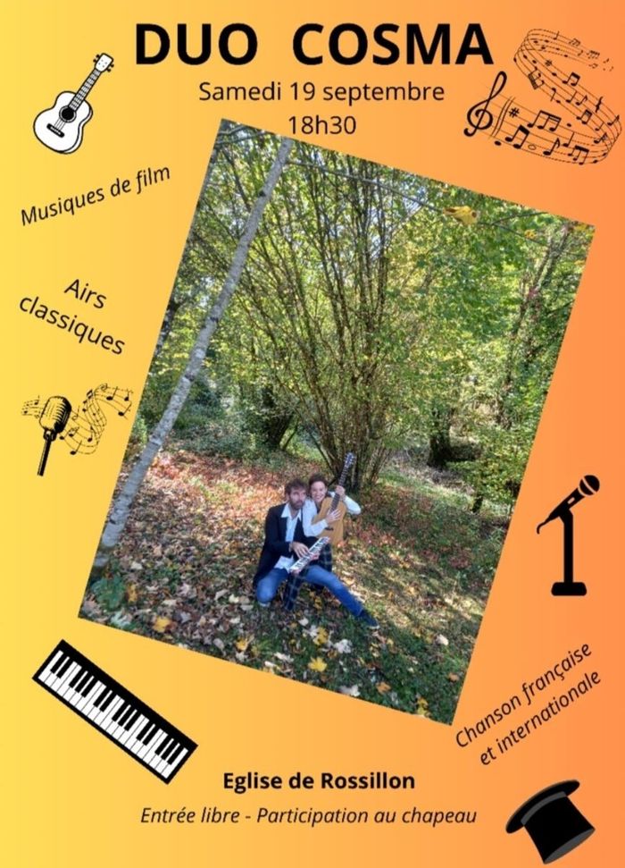 Affiche — Concert du duo Cosma