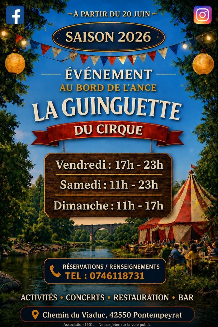 Affiche — Bal trad au chapiteau du cirque