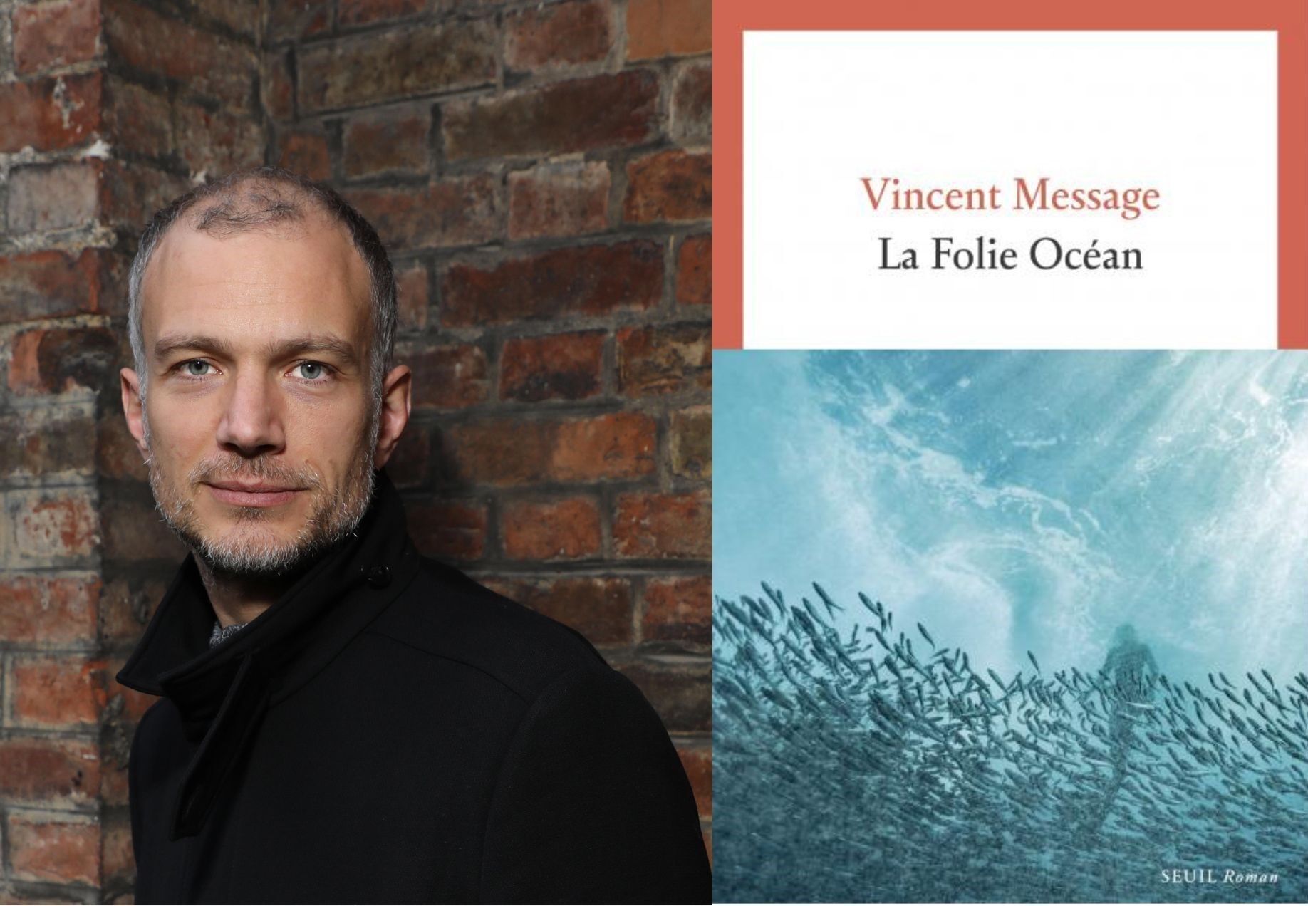 Vincent Message, auteur de "La Folie Océan" [prix Lire pour agir]