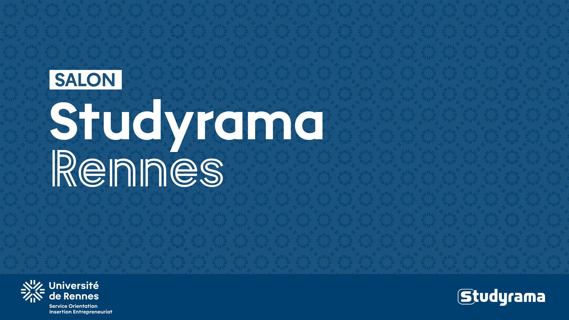 L'Université de Rennes sera présente au Parc Expo de Rennes pour répondre à toutes vos questions.