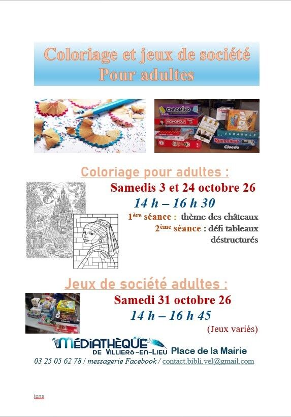 Animations adultes