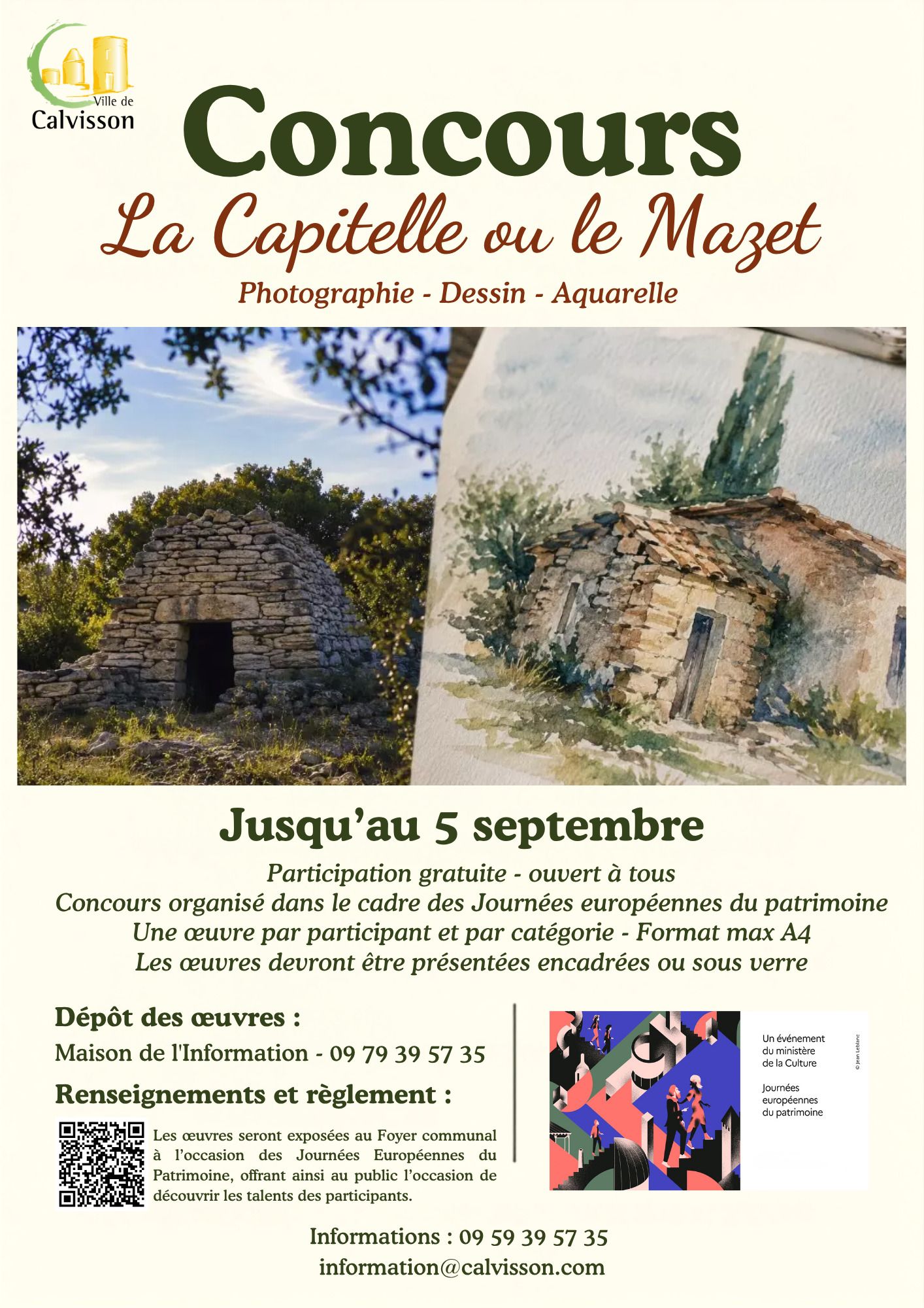 Concours photo ou aquarelle