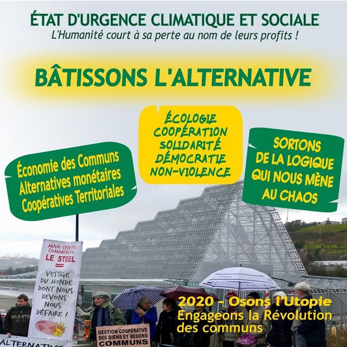 (Conférence-débat) Bâtissons l'alternative !