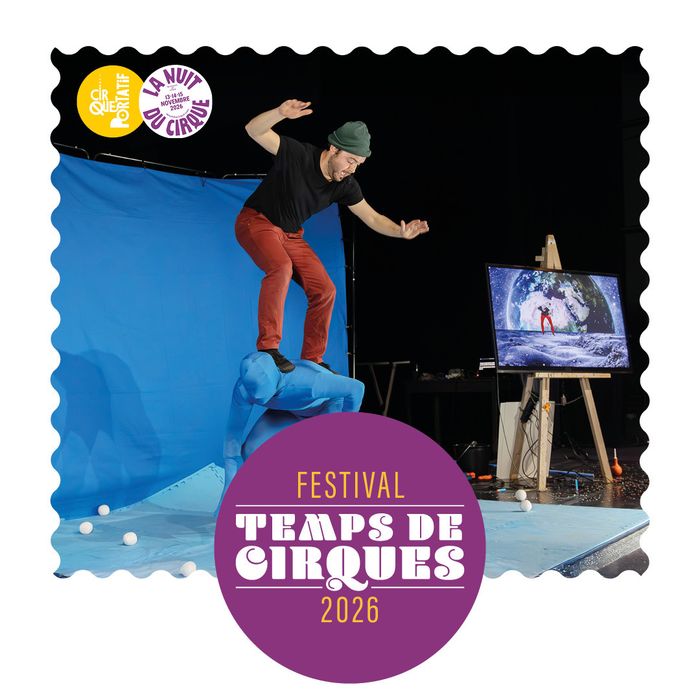 Affiche — Festival Temps de Cirques • Spectacle : Nous on n’a rien vu venir… • La Superette