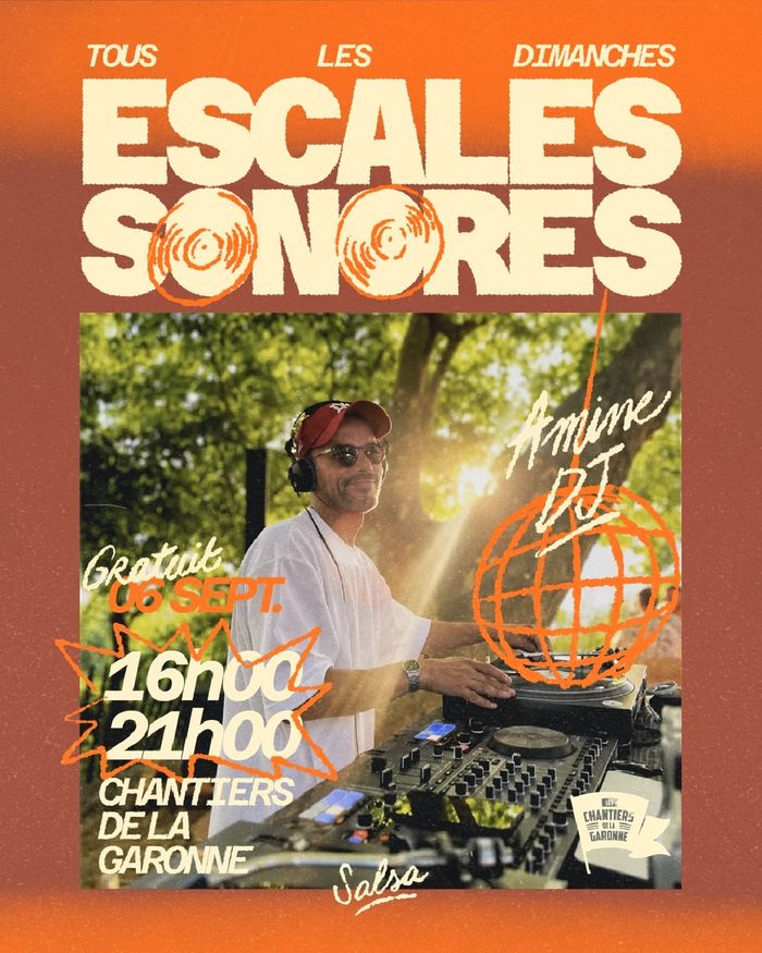 Affiche — Les Escales Sonores SALSA aux Chantiers de la Garonne