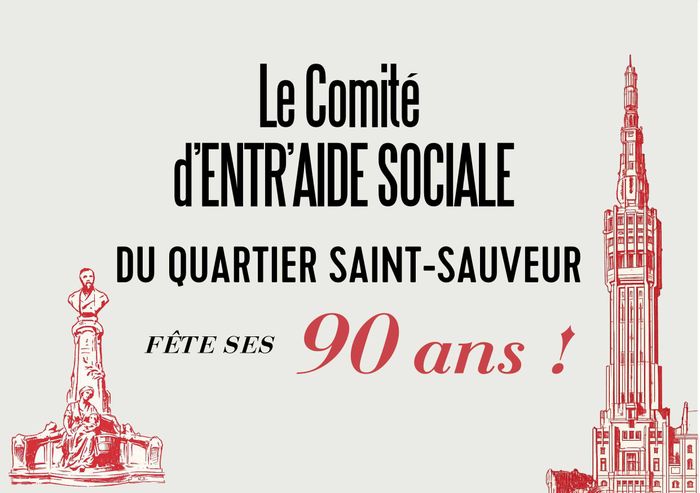 Visite guidée de l'exposition "Le comité d'entraide sociale du quartier Saint-Sauveur fête ses 90 ans"