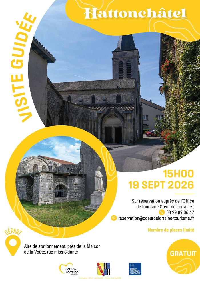 Visite guidée du village remarquable d'Hattonchâtel