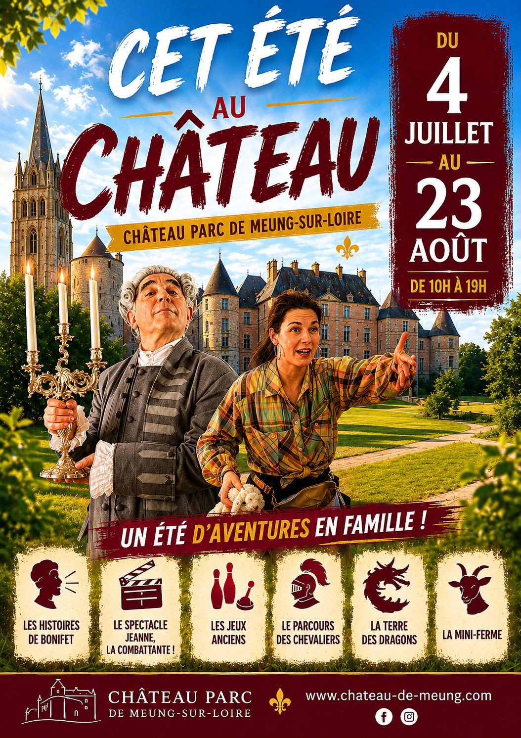 Cet été au Château de Meung