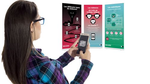 Exposition Fais pas genre et les cyberviolences