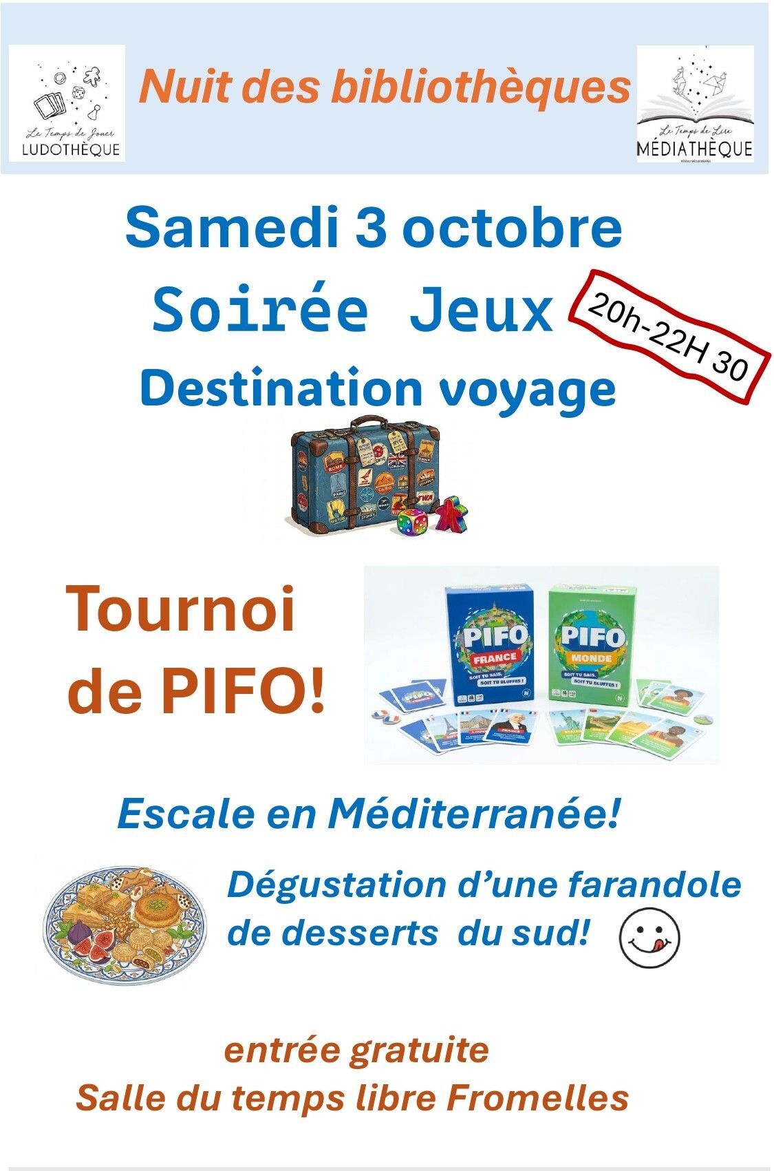 Soirée Jeux spéciale Méditerranée