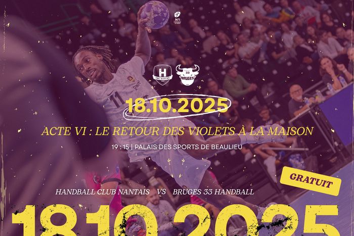 Match de l'association du HBC Nantes - Équipe Nationale 1