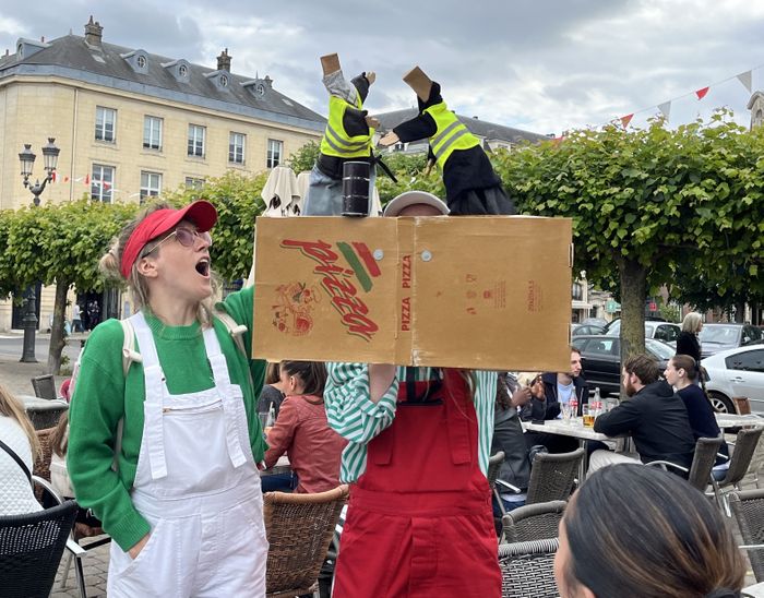 Pizza puppet !