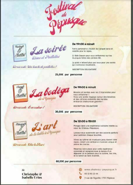 Le Festival de Pépusque-La Bodega de Pépusque