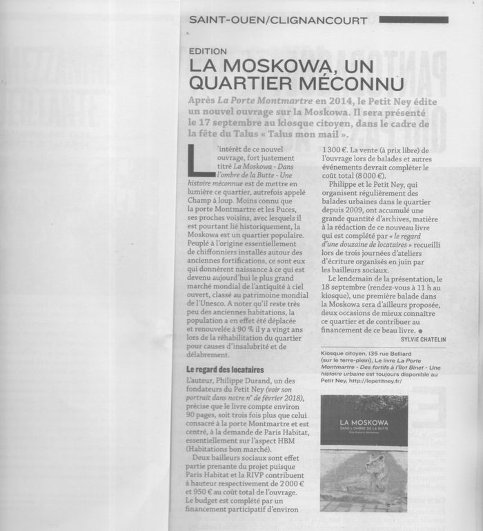 Visite guidée de la Moskowa
