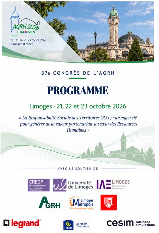 37e congrès de l'AGRH