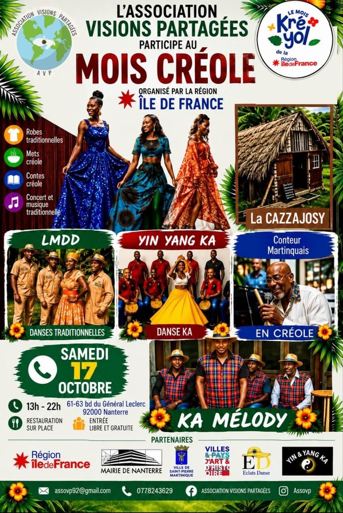 Journée festive autour de la danse, la musique et la gastronomie antillais