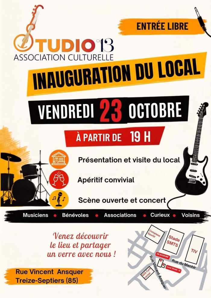 Inauguration du local du "Studio 13"