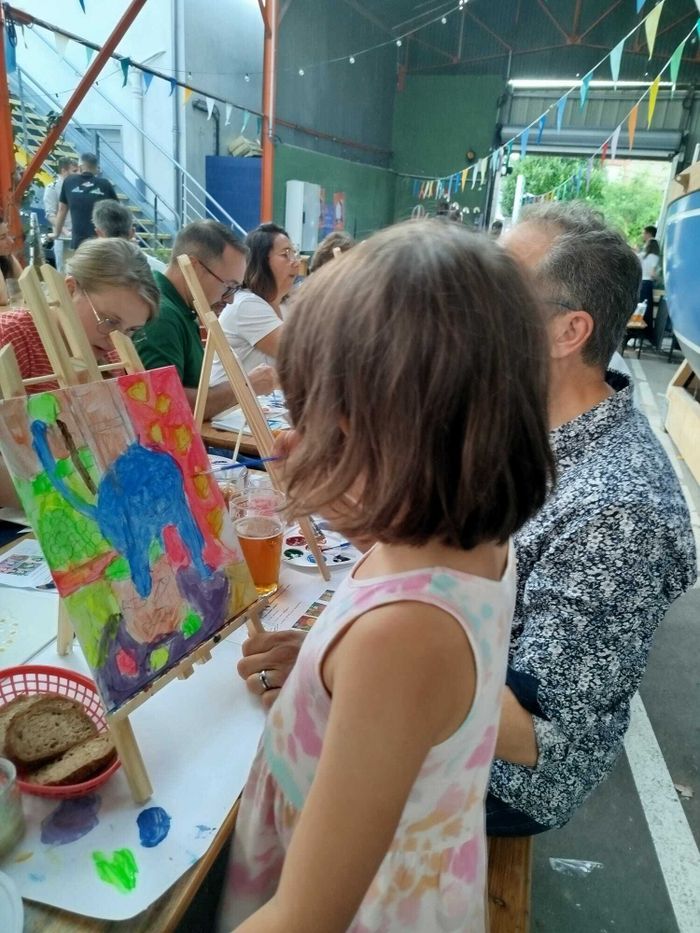 Atelier peinture parent-enfant