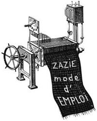Fête de l'Oulipo, with the Zazie mode d'emploi association