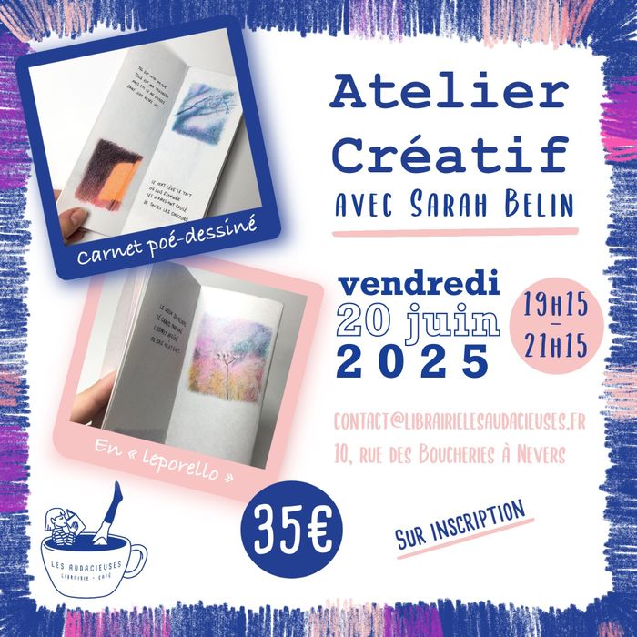 Atelier Carnet poé-dessiné en "leporello"