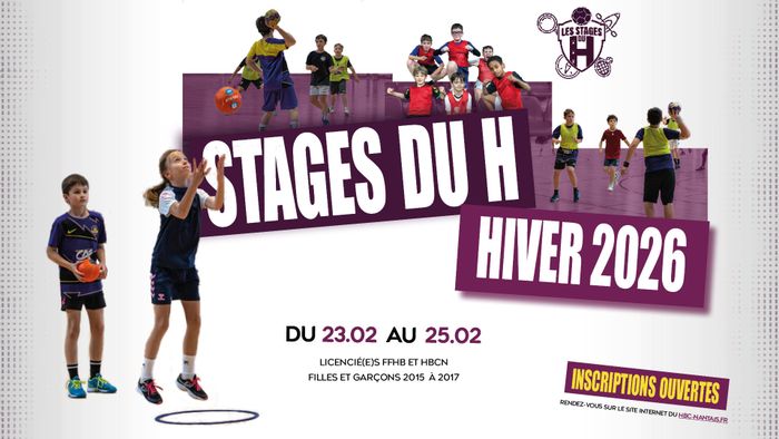 Les Stages du H d'Hiver - Handball
