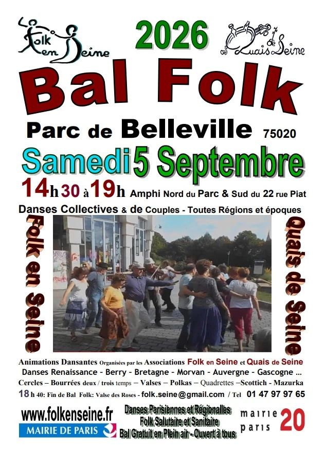 Bal Folk Parc de Belleville