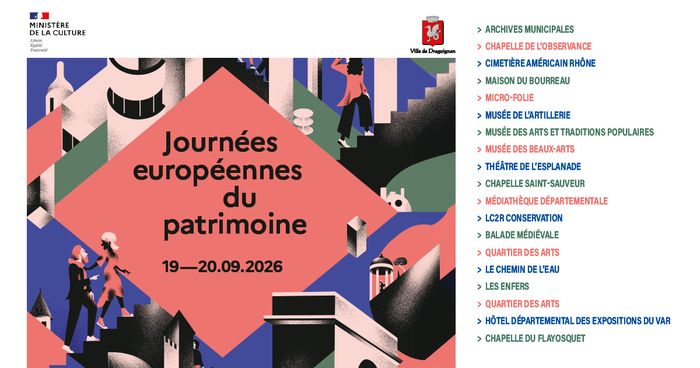 Journées européennes du patrimoine - Le programme du MBA
