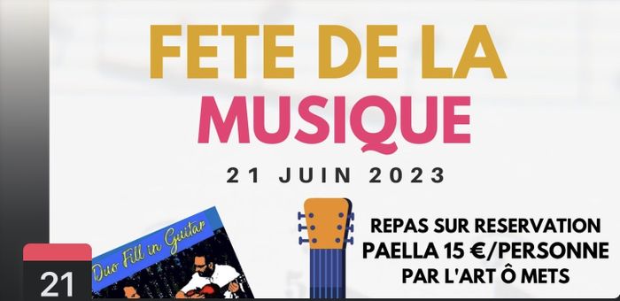 Fête de la Musique avec le Duo Fill in Guitar