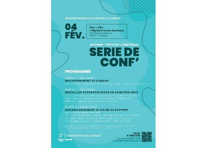Série de conf’ - Journée mondiale contre le cancer