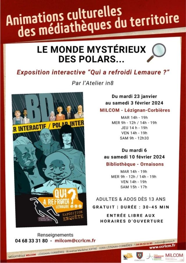 Exposition interactive "Qui a refroidi Lemaure?"