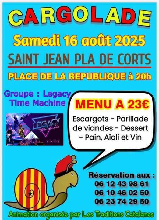 bal,cargolade,grillade,66490 saint -jean pla de corts