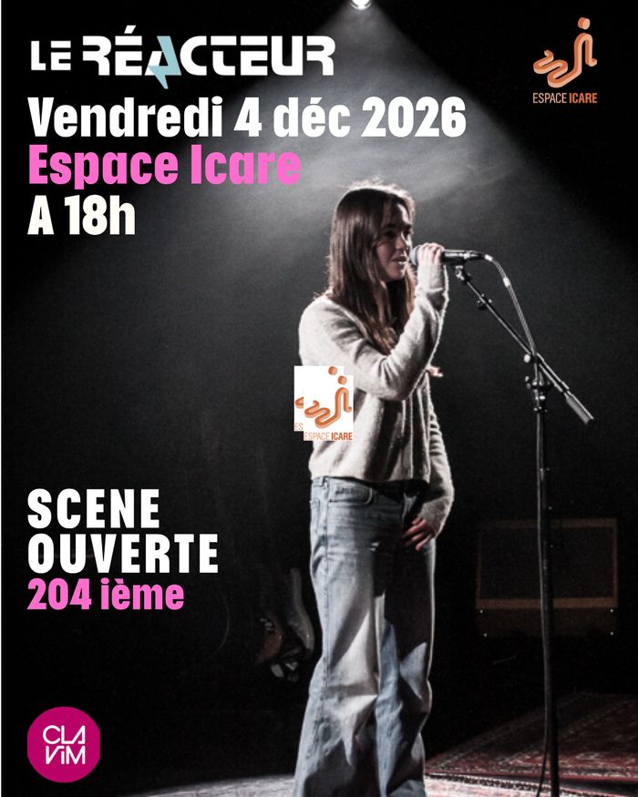 Le Réacteur vous invite à sa 204ième scène ouverte