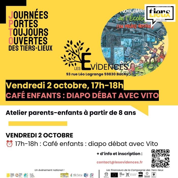 Journées portes toujours ouvertes - Café enfants : diapo débat avec Vito