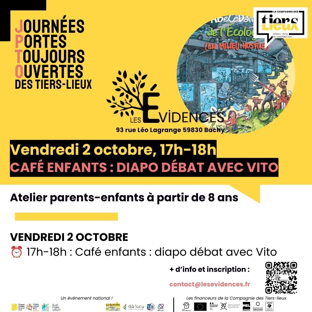 Journées portes toujours ouvertes - Café enfants : diapo débat avec Vito