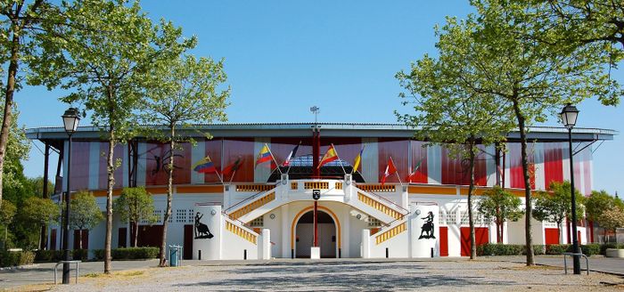Visite des arènes de Pomarez