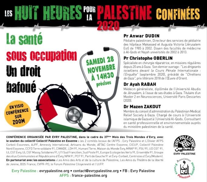 (conférence) Les Huit Heures pour la Palestine 2020